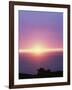 California, Big Sur Coast, Central Coast, Sunset over the Ocean-Christopher Talbot Frank-Framed Photographic Print