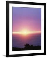 California, Big Sur Coast, Central Coast, Sunset over the Ocean-Christopher Talbot Frank-Framed Photographic Print