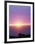 California, Big Sur Coast, Central Coast, Sunset over the Ocean-Christopher Talbot Frank-Framed Photographic Print