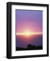 California, Big Sur Coast, Central Coast, Sunset over the Ocean-Christopher Talbot Frank-Framed Premium Photographic Print