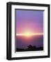 California, Big Sur Coast, Central Coast, Sunset over the Ocean-Christopher Talbot Frank-Framed Premium Photographic Print