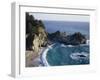 California, Big Sur Coast, Julia Pfeiffer Burns Sp, Mcway Falls-Christopher Talbot Frank-Framed Photographic Print