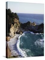 California, Big Sur Coast, Julia Pfeiffer Burns Sp, Mcway Falls-Christopher Talbot Frank-Stretched Canvas