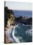 California, Big Sur Coast, Julia Pfeiffer Burns Sp, Mcway Falls-Christopher Talbot Frank-Stretched Canvas