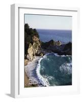 California, Big Sur Coast, Julia Pfeiffer Burns Sp, Mcway Falls-Christopher Talbot Frank-Framed Photographic Print