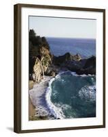 California, Big Sur Coast, Julia Pfeiffer Burns Sp, Mcway Falls-Christopher Talbot Frank-Framed Photographic Print