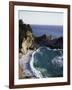 California, Big Sur Coast, Julia Pfeiffer Burns Sp, Mcway Falls-Christopher Talbot Frank-Framed Photographic Print