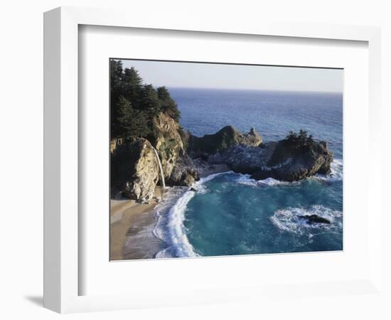 California, Big Sur Coast, Julia Pfeiffer Burns Sp, Mcway Falls-Christopher Talbot Frank-Framed Photographic Print