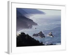 California, Big Sur Coast, Sea Stacks Along the Central Coast-Christopher Talbot Frank-Framed Photographic Print