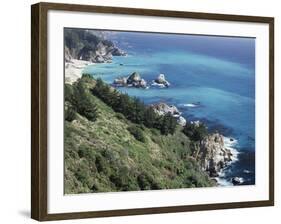 California, Big Sur Coast, the Central Coast Along the Pacific Ocean-Christopher Talbot Frank-Framed Photographic Print