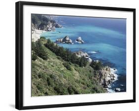 California, Big Sur Coast, the Central Coast Along the Pacific Ocean-Christopher Talbot Frank-Framed Photographic Print