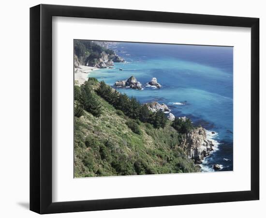 California, Big Sur Coast, the Central Coast Along the Pacific Ocean-Christopher Talbot Frank-Framed Photographic Print