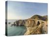 California, Big Sur Pacific Coastline, Bixby Bridge and Highway 1, USA-Michele Falzone-Stretched Canvas