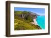 California Bixby Bridge in Big Sur in Monterey County along State Route 1 US-holbox-Framed Photographic Print