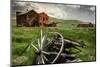 California, Bodie State Historic Park. Broken Wagon and Abandoned Buildings-Jaynes Gallery-Mounted Photographic Print