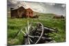 California, Bodie State Historic Park. Broken Wagon and Abandoned Buildings-Jaynes Gallery-Mounted Photographic Print