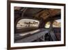 California, Bodie State Historic Park. Inside Abandoned Car Looking Out-Jaynes Gallery-Framed Photographic Print