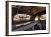 California, Bodie State Historic Park. Inside Abandoned Car Looking Out-Jaynes Gallery-Framed Photographic Print