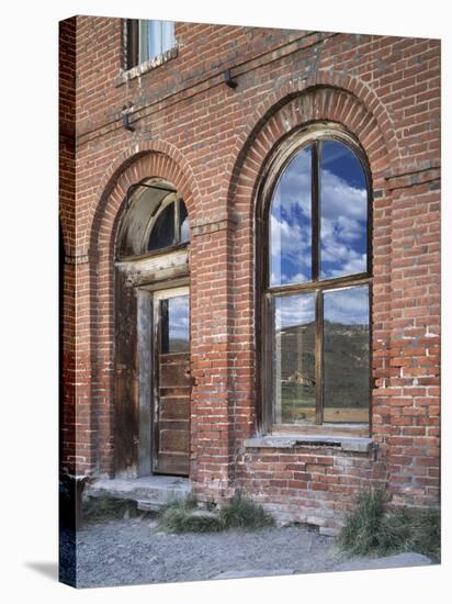 California, Bodie State Historic Park, Reflections in a Window-Christopher Talbot Frank-Stretched Canvas