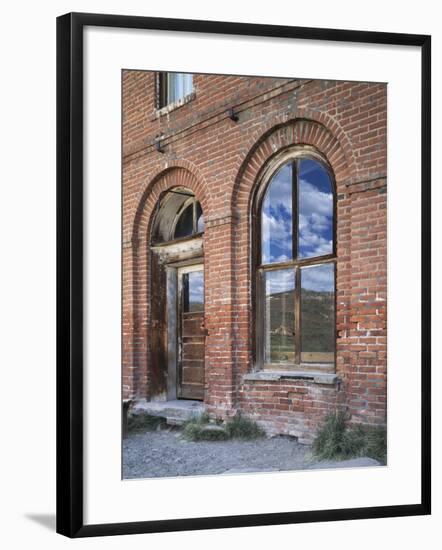 California, Bodie State Historic Park, Reflections in a Window-Christopher Talbot Frank-Framed Photographic Print