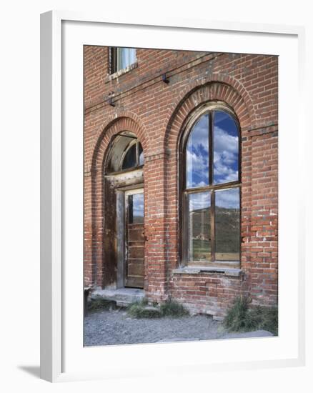 California, Bodie State Historic Park, Reflections in a Window-Christopher Talbot Frank-Framed Photographic Print