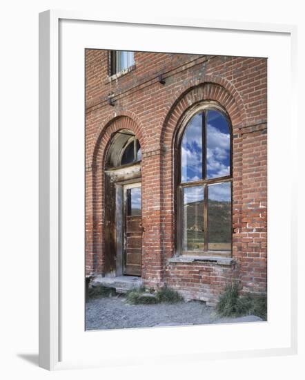 California, Bodie State Historic Park, Reflections in a Window-Christopher Talbot Frank-Framed Photographic Print