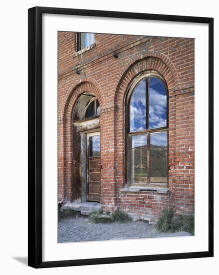 California, Bodie State Historic Park, Reflections in a Window-Christopher Talbot Frank-Framed Photographic Print