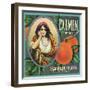 California, Carmen Brand Citrus Label-Lantern Press-Framed Art Print