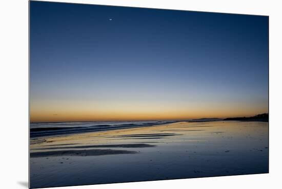 California, Carpinteria, Santa Barbara Channel, Beach at a Night-Alison Jones-Mounted Premium Photographic Print