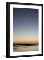 California, Carpinteria, Santa Barbara Channel, Beach at a Night-Alison Jones-Framed Photographic Print