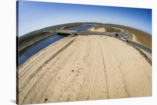 California, Central Valley, San Joaquin Valley, California Aqueduct-Alison Jones-Stretched Canvas