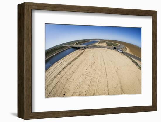 California, Central Valley, San Joaquin Valley, California Aqueduct-Alison Jones-Framed Photographic Print