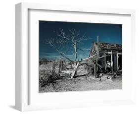 California, Cima, Mojave National Preserve, Abandoned Mojave Desert Ranch, Winter, USA-Walter Bibikow-Framed Photographic Print