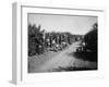 California Citrus Heritage Recording Project, Workers Harvesting Oranges, Riverside County, 1930-null-Framed Photo