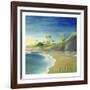 California Coast II-Megan Meagher-Framed Art Print