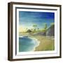 California Coast II-Megan Meagher-Framed Art Print