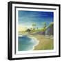 California Coast II-Megan Meagher-Framed Art Print