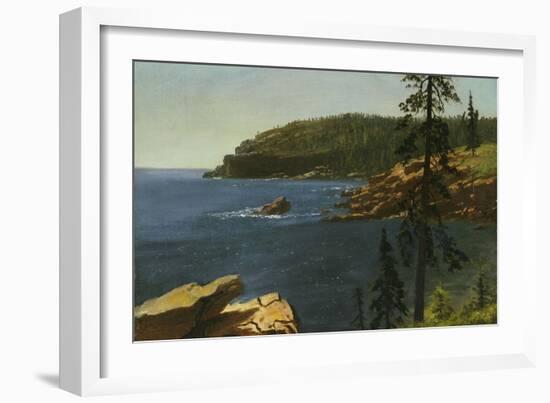 California Coast-Albert Bierstadt-Framed Giclee Print