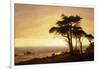 California Coast-Albert Bierstadt-Framed Giclee Print