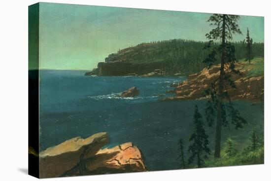 California Coast-Albert Bierstadt-Stretched Canvas