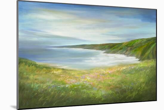 California Coastline-Sheila Finch-Mounted Premium Giclee Print