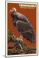 California Condor-Lantern Press-Mounted Art Print