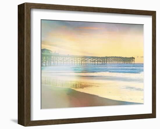 California Cool - Jetty in Focus-Chuck Brody-Framed Giclee Print