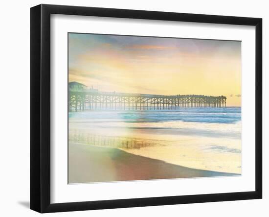 California Cool - Jetty in Focus-Chuck Brody-Framed Giclee Print