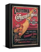 California , Cornucopia of the World, c.1880-null-Framed Stretched Canvas