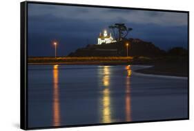 California, Crescent City, Battery Point Lighthouse-Jamie & Judy Wild-Framed Stretched Canvas