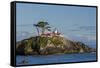 California, Crescent City, Battery Point Lighthouse-Jamie & Judy Wild-Framed Stretched Canvas