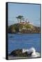 California, Crescent City, Battery Point Lighthouse-Jamie & Judy Wild-Framed Stretched Canvas