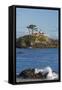 California, Crescent City, Battery Point Lighthouse-Jamie & Judy Wild-Framed Stretched Canvas