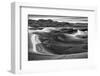 California, Death Valley National Park, Black-And-White Image of Mesquite Flat Dunes after Rain-Ann Collins-Framed Photographic Print